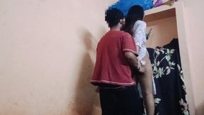 When no body at home sexy house maid want to fuck with me