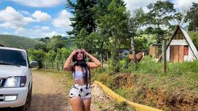 Colombian MILF cheats on her husband with a huge cock in cowgirl and doggy positions