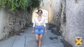 Marie finds four cocks for a very hot gangbang