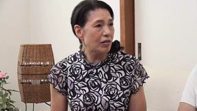 Grandma with big tits eats her family's cocks