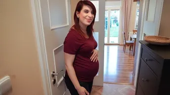 Jessica Red pays off her debt with rough sex while pregnant
