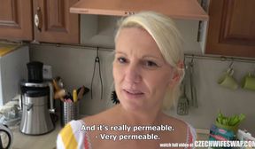 blonde wife cheating her husband