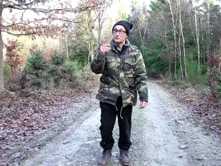 Wild Forest double penetration Bang Inked Chick Outdoor