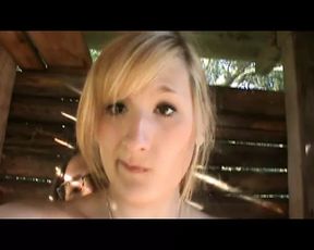 Neuer Freund fickt sie unter freiem Himmel und im Hochsitz