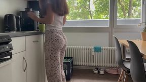 Roommate Bends Me Over the Kitchen Counter and Fucks Me Silly