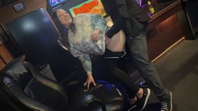 Cuckold In Bar In Front Of Husband And Dirty Talking Hotel Sex With Door Open - Ryland Ryker And Mya Lane