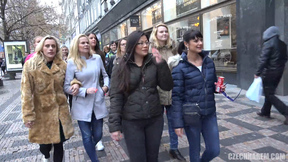 ”Girls Take Stranger to the Harem HomeParty”