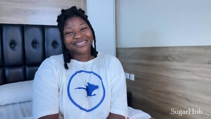 African Chubby girl longs for Dick