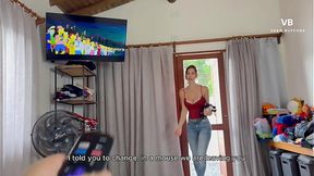 Big ass stepmom and a creampie from her stepson