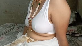 South Indian bhabhi has big milky boobs