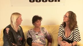 At the casting a private threesome is created between two German mature who share the boss's cock and secure the place