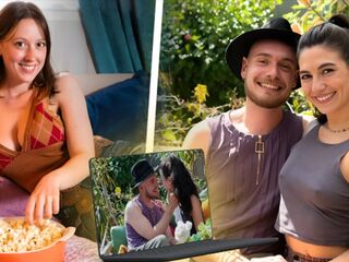 Ersties - Matchmaking 4 - Bee Sets Her Boyfriend Up On Blind Date With Breathtaking Brunette hair Megan (Ep 1 of three)