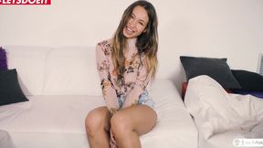 Astounding Durch babe impresses casting agent