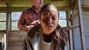 Hot cougar gets hammered stiff in the behind outside and shows her true face of anal