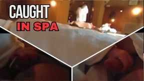 Dick Flash! Risky Sex in Spa: Teacher Fakes Massage and Makes Him Cum! - MissCreamy
