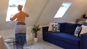 Beautiful Blonde Mature Wife Enjoys Dancing and Sex