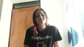 STEPSISTER DISCOVERS HER STEPSISTER MASTURBATING PART 1