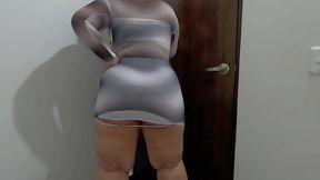 My friend's mom's sexy bib shorts need dick