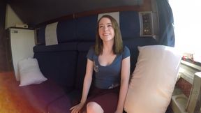 Alice Merchesi Gets A Huge Facial After Fucking A Stud In A Railcar