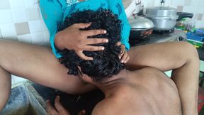 House maid fucking in kitchen slap