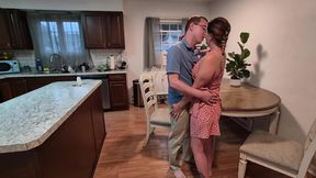 Stepson fucks stepmother and creampies her