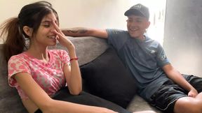 How delicious when my stepsister lets me visit her while she is alone at home