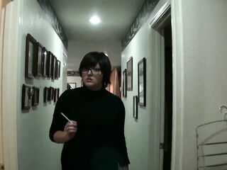 Strong big beautiful woman Smokes and Role Plays for Her Boyfriend