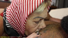 79 Years old grandma ready for ass fucking