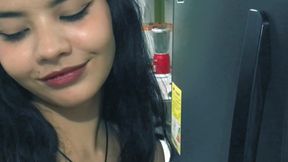 My shameful friend made me scream with pleasure and the neighbors knocked on the door of the APARTMENT.