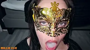 Amateur HOT MOM Millie Fox swallows huge load of shaft jizz