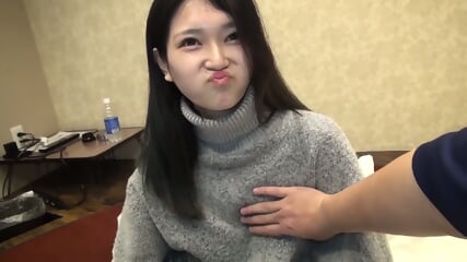 Cute Skinny Japanese Girl With Nice Small Tits. Almost Flat