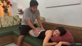 I accident my neighbor and help her with first aid after a fuck!