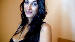 ”Latin Whore Drooling For European Big Dick”