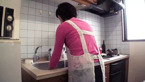 Wife's mother and son-in-law got excited when they watched porn alone together...