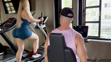 Hot muscle guy from my gym finally made a move and I was ready for him