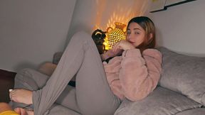 Stepsister Massage Ends in Sex