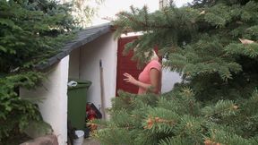 Hot Blonde Neighbor Fucked Hard in Living Room