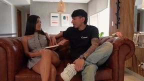 I fuck my classmate when we're home alone