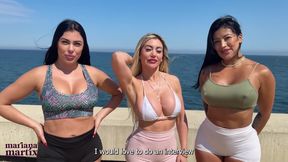 A Group of Friends Eager for Sex Fucks a Spaniard They Meet on the Beach - Mariana Martix.