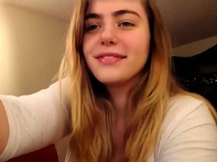 Ugly redhead mom toys her hairy pussy