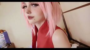Sakura follando a naruto cosplay Girl and boy