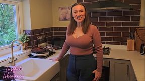 MILF stepson cums too quick, so stepmom takes it in the pussy again