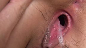 Japanese Amateur Casting with an 18 Year Old Teen who pisses when he touches the pussy with his hand