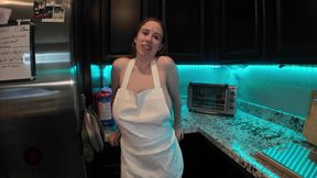 Big Tit Jackie Gets Dick Served in the Kitchen.