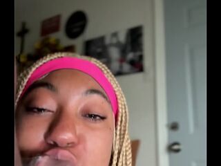 Family drama I walk to my stepsister on FaceTime Joi call I ask for a blowjob