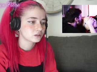 Sexually excited teen gets lewd watching amateur porn - Emma Fiore