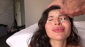 Ukrainian Hottie Gets Huge Load Blasted On Her Face During Audition Fuck