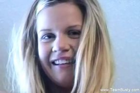 Her Fingers Get Sticky With Cum