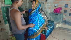 The son-in-law stripped and fucked the younger mother-in-law