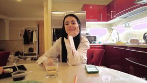 ”Making him cum with my blowjob technique”